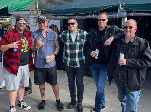 Smoove Series hanging out after benefit show at Stonebridge Restaurant in Milford, CT