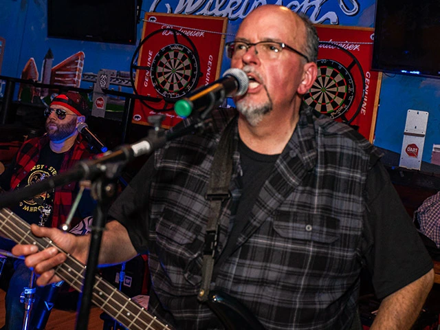 Terry playing on bass