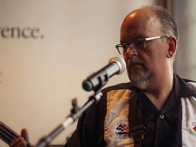 Terry playing on bass